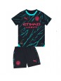 Otroški Nogometna dresi replika Manchester City Tretji 2023-24 Kratek rokav (+ hlače)